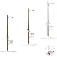 Woodland N Houten lichtmast Enkel Kant-en-klaar model WJP5638 3 stuk(s)