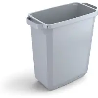 Durable Recyclingcontainer | 60 l H600xB280xD590mm | grijs | zonder deksel geschikt v. levensmiddelen | 1 stuk - 1800496050 1800496050