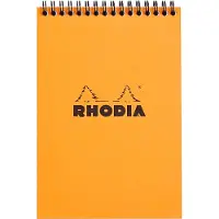 Rhodia 16500C schrijfblok & schrift A5 80 vel Oranje