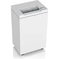 Ideal papiervernietiger 2445 SMC, minisnede 0,8 x 5 mm, P-7, 35 l, 3-4 vel snijcapaciteit, met rollen, Blaue Engel, grijs