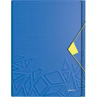 Leitz Urban Chic projectmap blauw (5 vakken)