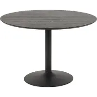 Home4You basic Anderson Eettafel - Ø 110 cm - Zwart