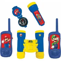 Super Mario - Super Mario Adventure Kit - Walkie-Talkies. Binoculars. Flashlight and Compass