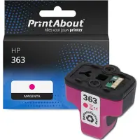 PrintAbout Huismerk HP 363 (C8772EE) Inktcartridge Magenta