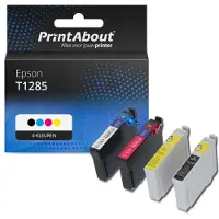 PrintAbout Inktcartridge T1285 4-kleuren Multipack geschikt voor Epson