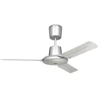 Vortice Nordik Evolution 120 SIL Plafondventilator 70 W (Ø x h) 122 cm x 325 mm Zilver Lampaanbouw mogelijk