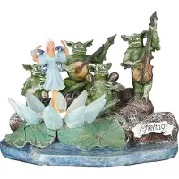Luville Efteling Kerstdorpminiatuur Indische Waterlelie 13,5 X 10,5 X 10,5 Cm