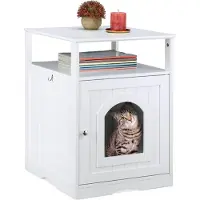 Relaxdays Kattenkast (Kattenbak gesloten), Kattenbak