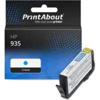 PrintAbout Huismerk HP 935 (C2P20AE) Inktcartridge Cyaan