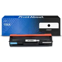 PrintAbout Huismerk HP 106A (W1106A) Toner Zwart
