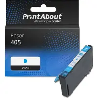 PrintAbout Huismerk Epson 405 (C13T05G24010) Inktcartridge Cyaan