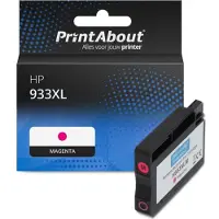 PrintAbout Inktcartridge 933XL (CN055AE) Magenta Hoge capaciteit geschikt voor HP