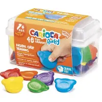 Carioca Briefcase 48 Baby Teddy Crayons Transparant
