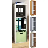 VCM LonaIXL kantoor wandkast 3 planken wit.