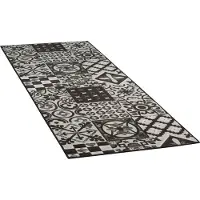 Karat Tapijtloper Sligo- Met Patroon - Op Maat gemaakte Fijne Lus Tapijtloper Voor Keuken, Hal & Woonkamer - 80 x 100 cm