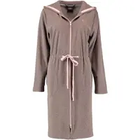 Cawö Badjas Women 821 Capuchon & Rits Beige-XS
