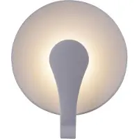 Näve Wandlamp Wandlamp grijs Traplamp Slaapkamerlamp, aluminium, 6W 580lm warm wit, BxH 15,8x18,4 cm 1176259