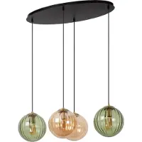 Lucide MONSARAZ - Hanglamp - 4xE27 - Groen