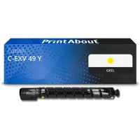 PrintAbout Huismerk Canon C-EXV 49 Y Toner Geel