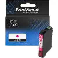 PrintAbout Inktcartridge 604XL (C13T10H34010) Magenta Hoge capaciteit geschikt voor Epson