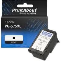 PrintAbout Inktcartridge PG-575XL Zwart Hoge capaciteit geschikt voor Canon