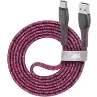 Rivacase PS6102 RD12, 1,2 meter, USB-C, USB-A, USB 2.0, 0,48 Gbit/s, Rood