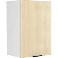 Hioshop Fasola keuken bovenkastje 40 cm 1 deur eik decor, wit.