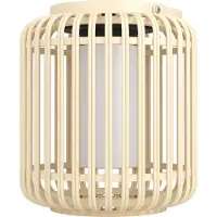 Eglo Marliano Solar Tafellamp Buiten - Zonne-energie - LED - 24 cm - Bruin/Zwart/Wit - Hout - Oplaadbaar