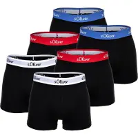 s.Oliver Boxershorts blauw / vuurrood / zwart / wit