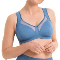 Anita Wireless bh Clara | Maat: 90B | Kleur: Blauw