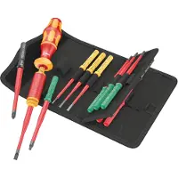 Wera Kraftform Kompakt VDE 15 Torque extra slim 1 Wisselklingset Elektronica