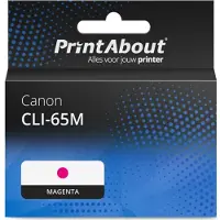 PrintAbout Inktcartridge CLI-65M Magenta geschikt voor Canon