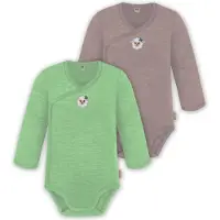 Normani Rompertje/body beige / groen / roodviolet / zwart / wit