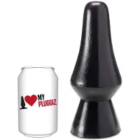 Pluggiz - Moshy - Buttplug - 17 x 8,5 cm - PVC - Zwart