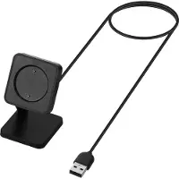 Kwmobile USB-oplaadstandaard geschikt voor Huami Amazfit GTS 4 / GTR 4 / GTR 4 Pro - Oplader voor smartwatch - In zwart