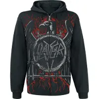 Slayer Vest met capuchon - Black Eagle - S tot 5XL - voor Mannen - zwart - Maat M