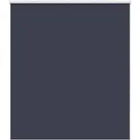 vidaXL Rolgordijn verduisterend 130x130 cm stofbreedte 126,6 cm blauw