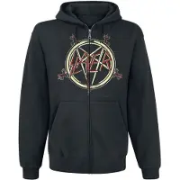 Slayer Vest met capuchon - Haunting - S tot M - voor Mannen - zwart - Maat M
