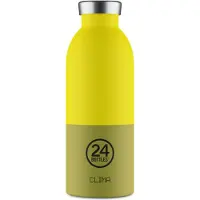 24Bottles Drinkfles 'Clima' oker / groen