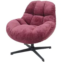 Home67 Fauteuil charlie bordeaux