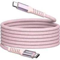 Verbatim Sync & Charge USB-C naar USB-C 100W magnetische kabel 120 cm - roze