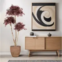 Maxifleur Kunstplanten Japanse Kunst Acer Bonsai Deluxe 180cm Burgundy