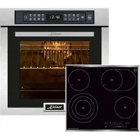 Kaiser Elektrisch fornuis inbouwoven 60 cm EH 6306 R+ KCT 6715 F elektrische kookplaat 60 cm