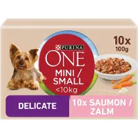 Purina 3x ONE Mini Sensitive Delicate Zalm voor Honden