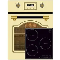 Kaiser Elektrisch fornuis Inbouwoven 45 cm EH 4796 ElfAD+KCT 4746 F Inductiekookplaat 45cm
