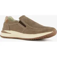 Hush puppies leren heren instappers grijs maat 43