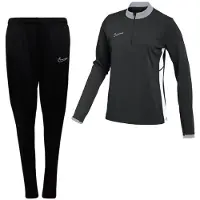 Nike Academy 25 Trainingspak 1/4-Zip Dames Zwart Grijs Wit
