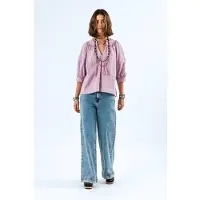 Lollys Laundry Dames Blouses Alvill Blouse - Roze - Maat XS