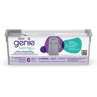 Litter locker Accessoires voor Kattenbak Genie EasyRoll kattenbakvulling emmer, grijs navulcassette kat