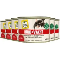 VITALstyle 6x Kattenvoer Blik Huid & Vacht 200 Gr